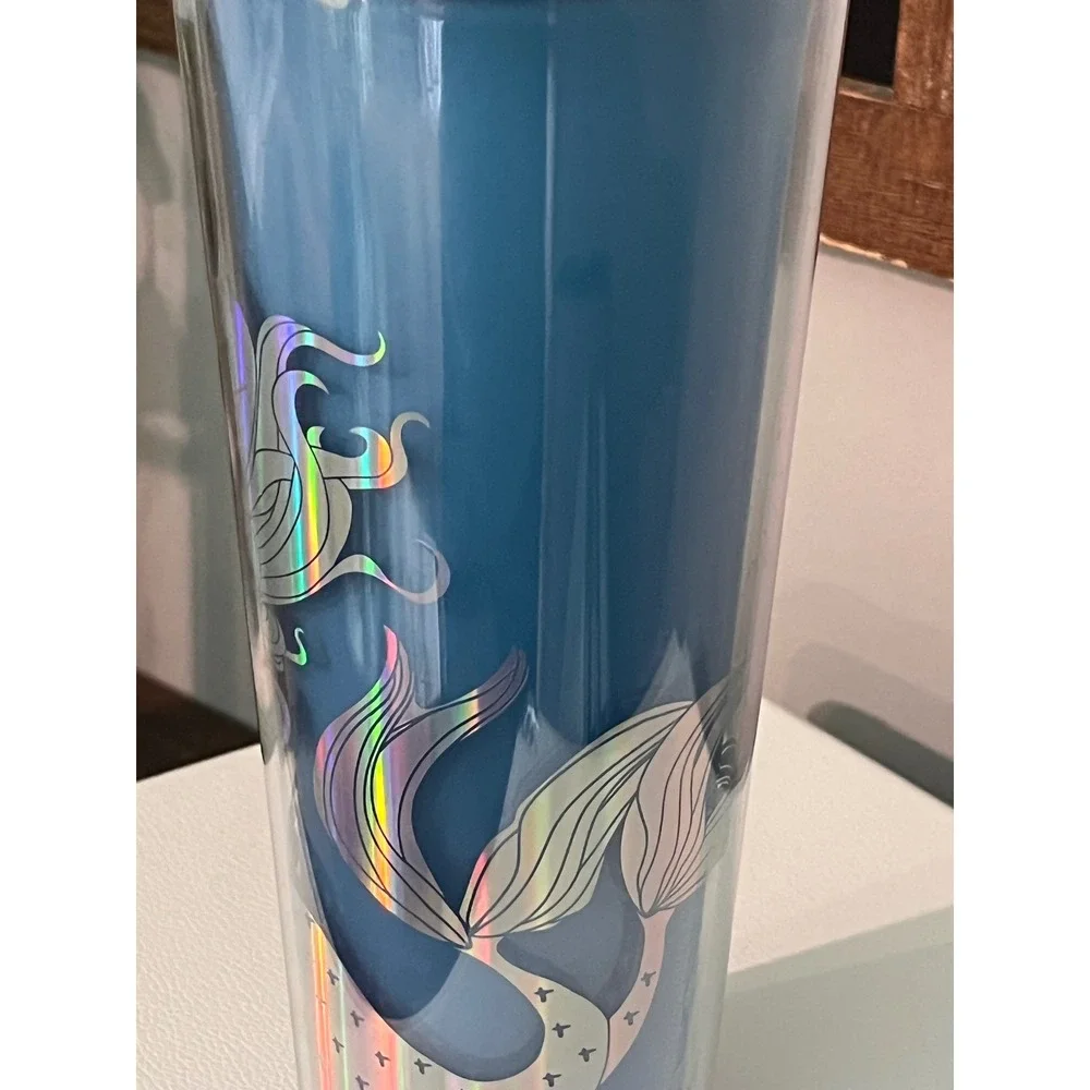 Starbucks 2021 Holiday Collection Mermaid Color Changing Venti Tumbler 24‎ oz